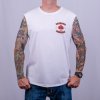 Triko bez Rukávu BLACK HEART LONE WOLF WHT