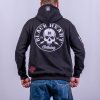 A Pánská Mikina BLACK HEART BASTARD SKULL LOGO
