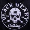 Pánská Mikina BLACK HEART BASTARD SKULL LOGO