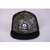 A Kšiltovka TRUCKER BLACK HEART BASTARD SKULL