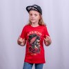 Dětské  Triko BLACK HEART PIN UP  RED KID