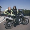 Dámské moto kalhoty W-TEC Spirital Lady (Barva černá-fluo žlutá, Velikost M)