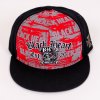 Kšiltovka BLACK HEART SNAPBACK BONES