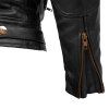 Pánská kožená moto bunda W-TEC Urban Noir (Barva černá, Velikost XXL)