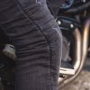 Pánské moto jeansy W-TEC Komaford (Barva tmavě šedá, Velikost XXL)