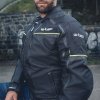 Pánská moto bunda W-TEC Progair (Barva černá-fluo, Velikost 5XL)