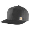 Kšiltovka Carhartt Firm Duck Flat Brim cap black