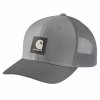 kšiltovka Carhartt Twill Mesh-Back Logo Patch cap asphalt