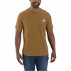 Tričko Carhartt Carhartt Force Pocket S/S t-shirt carhartt® brown