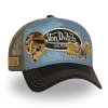 Von Dutch Patches Tiger 2 cap blue