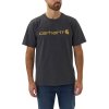 Tričko CARHARTT Carhartt Core Logo t-shirt carbon heather