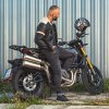 Pánské moto jeansy W-TEC Komaford (Barva tmavě šedá, Velikost 3XL)