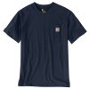 Tričko Carhartt K87 Pocket t-shirt navy