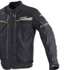 Pánská moto bunda W-TEC Progair (Barva černá-fluo, Velikost 5XL)
