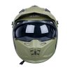 Modulární přilba W-TEC Badalone Army (Barva matně olivová, Velikost XS (53-54))