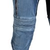 Dámské moto jeansy W-TEC Ekscita (Barva modrá, Velikost 27)