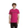 Meatfly pánské tričko Striped Logo Dark Violet (Velikost M)