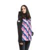 Meatfly dámská softshell bunda Zaja Black / Bubbles