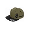 Meatfly kšiltovka Jacob Snapback Olive