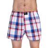 Meatfly pánské boxerky Doug Double Pack White Red / Blue (Velikost M)