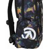 Meatfly batoh Basejumper Dark Aquarel 22 L + PENÁL ZDARMA | Černá | Objem 22 L