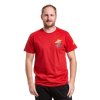 Meatfly pánské tričko Big Shock Teamup Dark Red