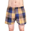 Meatfly pánské boxerky Doug Double Pack Brown / Blue (Velikost M)