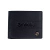 Meatfly kožená peněženka Zac Premium Black