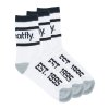 Meatfly ponožky Long Triple Pack White (Velikost S)