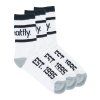 Meatfly ponožky Long Triple Pack White