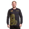 Meatfly pánské tričko s dlouhým rukávem Dakar Beduin Black