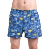 Meatfly pánské boxerky Agostino Double Pack Yellow/Blue Comics