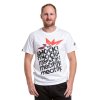 Meatfly pánské tričko Big Shock Shattered White (Velikost M)