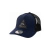 Meatfly kšiltovka Hawkye Trucker Navy Blue Peak