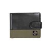 Meatfly kožená peněženka Nathan Premium Olive / Black