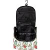 Meatfly toaletní taška Cara White Tropical | Černá | Objem 6 L