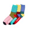Meatfly dámské ponožky Stripes Dot Gift Pack