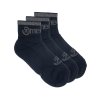 Meatfly ponožky Middle Triple pack Black (Velikost S)