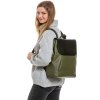 Meatfly batoh Triumph Black/Olive | Černá | Objem 16 L