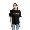 Meatfly unisex tričko Domes Black Blured