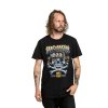Meatfly pánské tričko Crossbones Black (Velikost S)