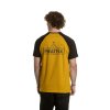 Meatfly pánské tričko Ozzy Raglan Mustard / Black (Velikost S)
