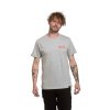 Meatfly pánské tričko Yvans Round Globus Patch Grey (Velikost S)
