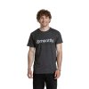 Meatfly pánské tričko MF Logo Charcoal Heather (Velikost S)