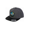 Meatfly kšiltovka Flanker Snapback Beach / Charcoal / Black