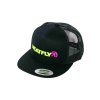 Meatfly kšiltovka Percy Trucker Snapback Lime / Black