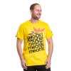 Meatfly pánské tričko Big Shock Shattered Yellow (Velikost M)