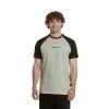 Meatfly pánské tričko Ozzy Raglan Mossy Green / Black