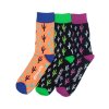 Meatfly ponožky Lexy Triple Pack Cactus