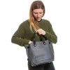 Meatfly kabelka Alma Dark Grey/Black | Černá | Objem 13 L